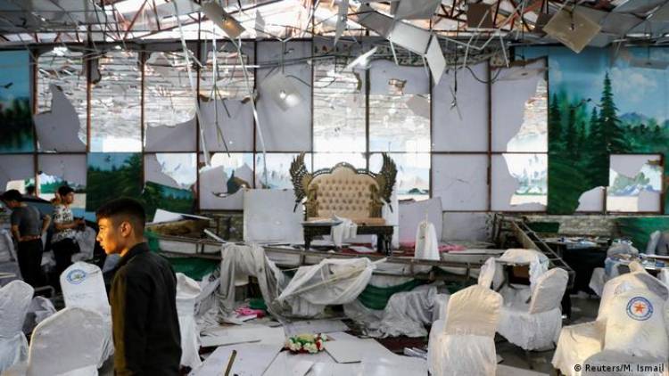انفجار انتحاری در یک مراسم عروسی در شهر کابل ده‌ها قربانی گرفت